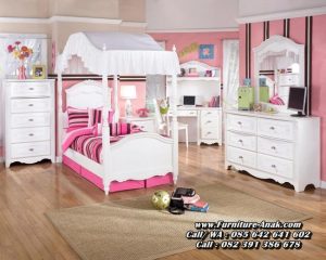 Set Tempat Tidur Anak Minimalis Ukir Jepara