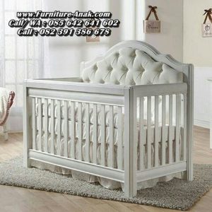 Box Bayi Kayu Minimalis Busa Putih