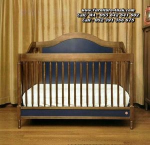 Tempat Tidur Bayi Kayu Jati Minimalis