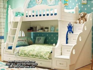Tempat Tidur Tingkat Anak Desain King Raja