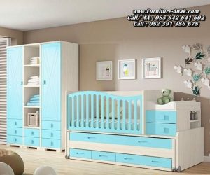 Set Tempat Tidur Bayi Unik Cantik Kayu