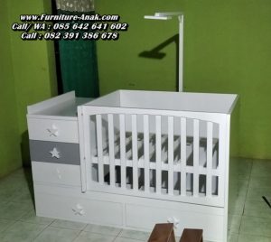 Dipan Tempat Tidur Bayi Minimalis Motif Bintang