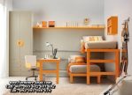 Set Tempat Tidur Anak Minimalis Sederhana Orange