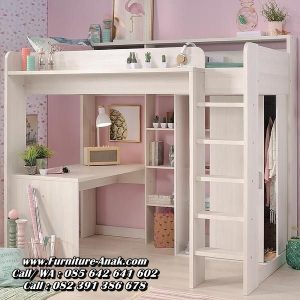 Tempat Tidur Tingkat Minimalis Multifungsi