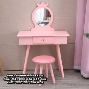 Meja Rias Anak Warna Pink Cantik