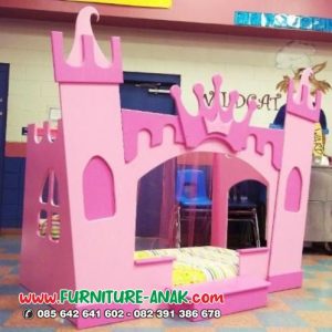 Tempat Tidur Anak Perempuan Model Istana