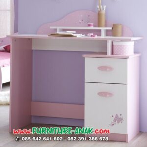 Meja Belajar Anak Lucu Minimalis Kayu