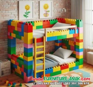 Dipan Tempat Tidur Anak Tingkat Terbaru Lego