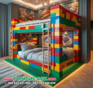 Tempat Tidur Tingkat Anak Terbaru Desain Lego
