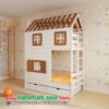 Dipan Tingkat Anak Kayu Model Rumah