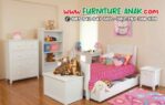 Set Kamar Anak Minimalis Warna Putih