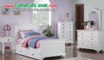 Set Kamar Tempat Tidur Anak Klasik Putih