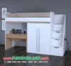 Tempat Tidur Tingkat Anak Modern Plus Meja Belajar