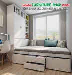 Model Tempat Tidur Anak Minimalis Kayu Putih