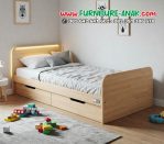 Tempat Tidur Anak Minimalis Kayu Jati