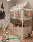 Tempat Tidur Tingkat Anak Model Rumah Unik